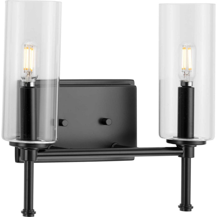 Myhouse Lighting Progress Lighting - P300357-31M - Two Light Bath Vanity - Elara - Matte Black