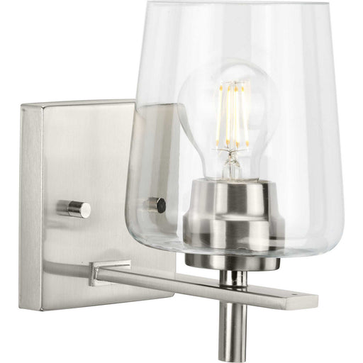 Myhouse Lighting Progress Lighting - P300360-009 - One Light Bath Vanity - Calais - Brushed Nickel