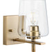 Myhouse Lighting Progress Lighting - P300360-163 - One Light Bath Vanity - Calais - Vintage Brass