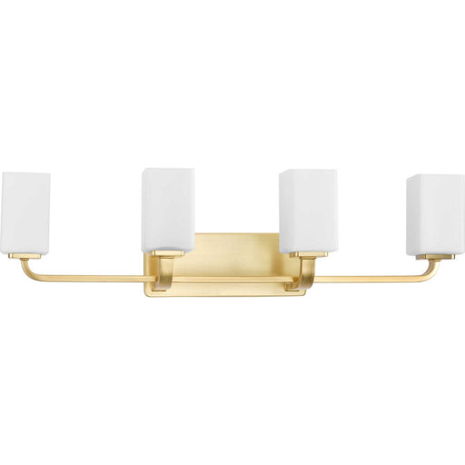 Myhouse Lighting Progress Lighting - P300371-012 - Four Light Bath Vanity - Cowan - Satin Brass