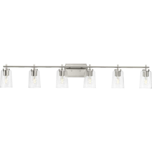 Myhouse Lighting Progress Lighting - P300372-009 - Six Light Bath Vanity - Adley - Brushed Nickel