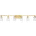 Myhouse Lighting Progress Lighting - P300372-012 - Six Light Bath Vanity - Adley - Satin Brass