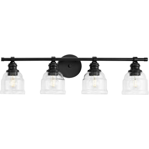 Myhouse Lighting Progress Lighting - P300376-31M - Four Light Bath Vanity - Ambrose - Matte Black