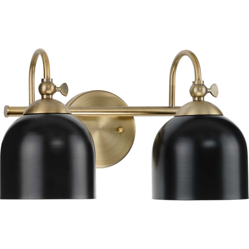 Myhouse Lighting Progress Lighting - P300382-163 - Two Light Bath Vanity - Dalton - Vintage Brass