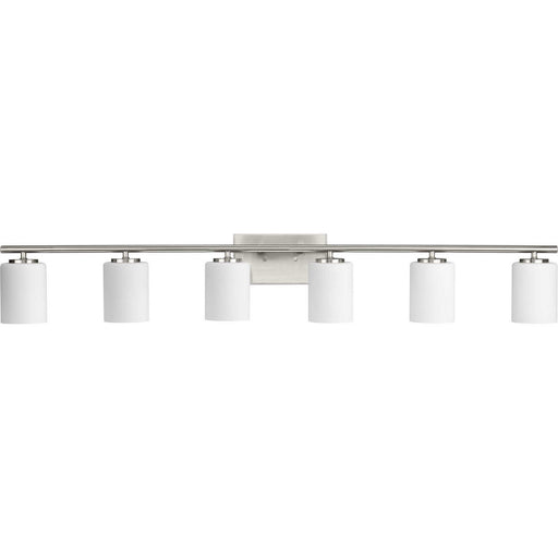 Myhouse Lighting Progress Lighting - P300385-009 - Six Light Bath Vanity - Replay - Brushed Nickel