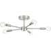 Myhouse Lighting Progress Lighting - P350219-009 - Five Light Semi-Flush Mount - Delayne - Brushed Nickel