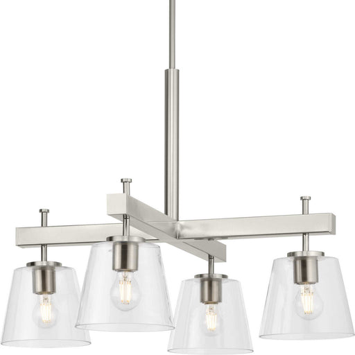 Myhouse Lighting Progress Lighting - P400299-009 - Four Light Chandelier - Saffert - Brushed Nickel