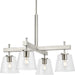 Myhouse Lighting Progress Lighting - P400299-009 - Four Light Chandelier - Saffert - Brushed Nickel