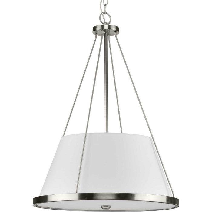 Myhouse Lighting Progress Lighting - P500357-009 - Three Light Pendant - Saffert - Brushed Nickel