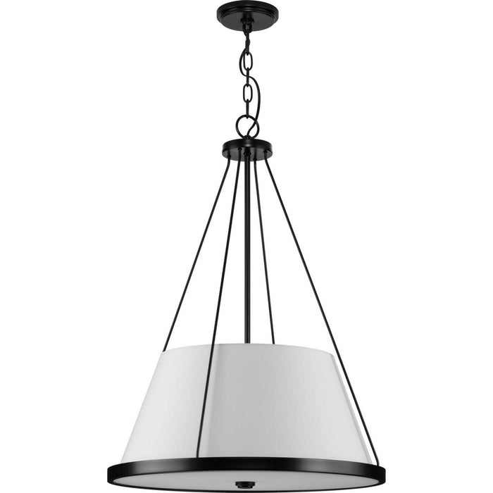 Myhouse Lighting Progress Lighting - P500357-31M - Three Light Pendant - Saffert - Matte Black