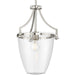 Myhouse Lighting Progress Lighting - P500360-009 - One Light Pendant - Parkhurst - Brushed Nickel