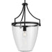 Myhouse Lighting Progress Lighting - P500361-31M - One Light Pendant - Parkhurst - Matte Black