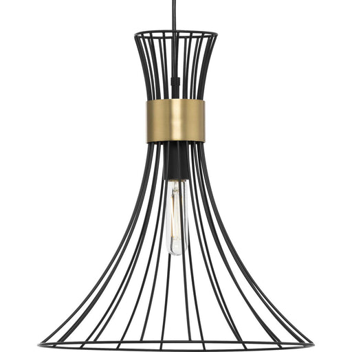 Myhouse Lighting Progress Lighting - P500365-31M - One Light Pendant - Lorin - Matte Black