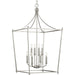 Myhouse Lighting Progress Lighting - P500371-009 - Eight Light Foyer Chandelier - Parkhurst - Brushed Nickel