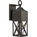 Myhouse Lighting Progress Lighting - P560316-020 - One Light Outdoor Wall Lantern - Birkdale - Antique Bronze