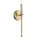 Myhouse Lighting Progress Lighting - P710106-163 - One Light Wall Bracket - Elara - Vintage Brass