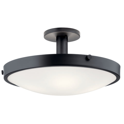 Myhouse Lighting Kichler - 42246BK - Four Light Semi Flush Mount - Lytham - Black