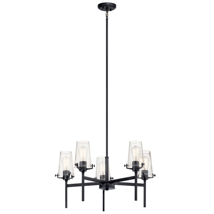 Myhouse Lighting Kichler - 43694BK - Five Light Chandelier - Alton - Black