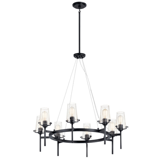 Myhouse Lighting Kichler - 43695BK - Eight Light Chandelier - Alton - Black