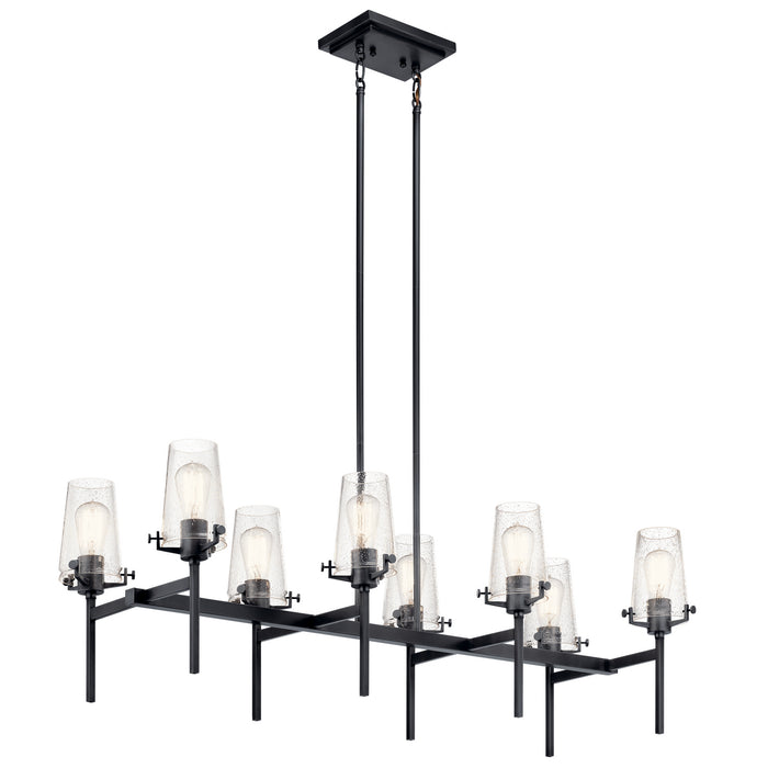 Myhouse Lighting Kichler - 43696BK - Eight Light Linear Chandelier - Alton - Black