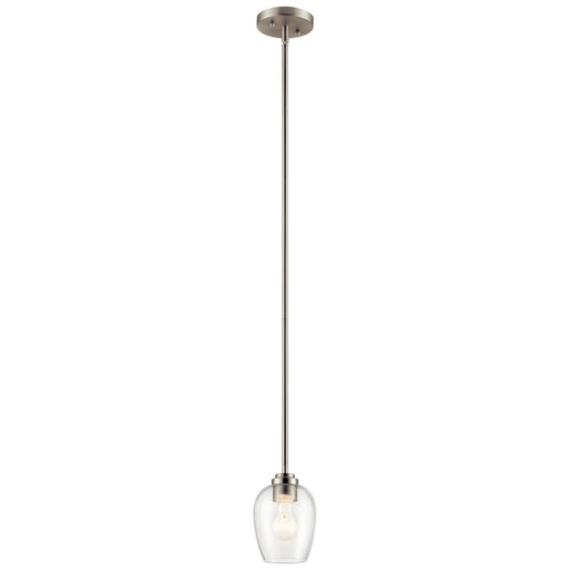 Myhouse Lighting Kichler - 44380NICS - One Light Mini Pendant - Valserrano - Brushed Nickel
