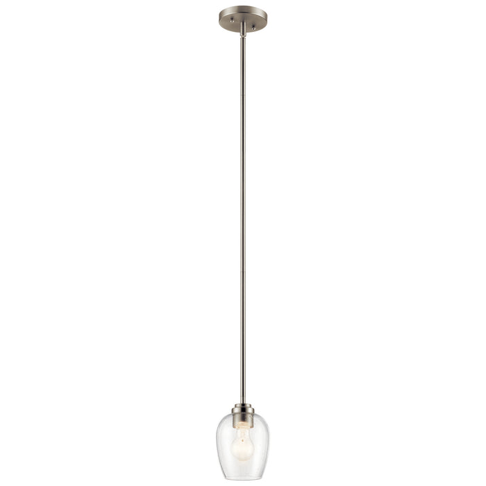 Myhouse Lighting Kichler - 44380NICS - One Light Mini Pendant - Valserrano - Brushed Nickel