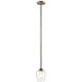 Myhouse Lighting Kichler - 44380NICS - One Light Mini Pendant - Valserrano - Brushed Nickel