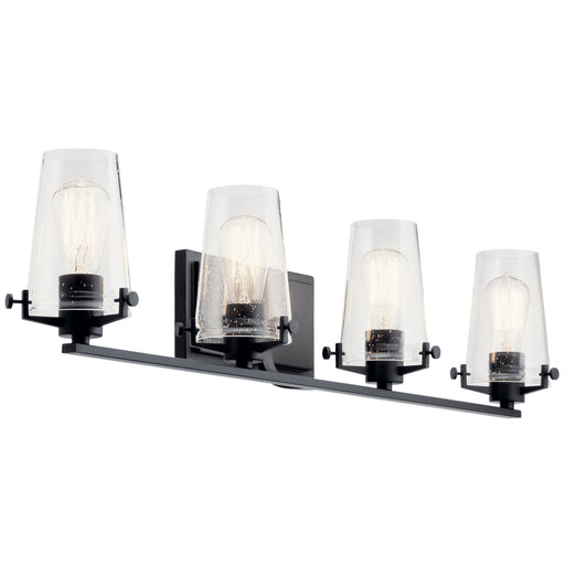 Myhouse Lighting Kichler - 45298BK - Four Light Bath - Alton - Black