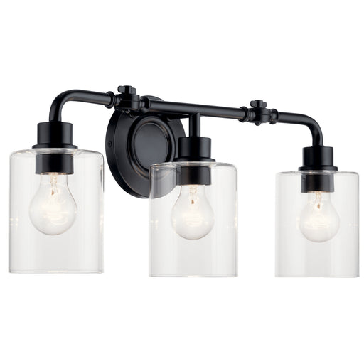 Myhouse Lighting Kichler - 45666BK - Three Light Bath - Gunnison - Black