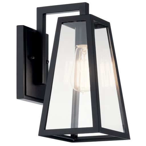 Myhouse Lighting Kichler - 49330BK - One Light Outdoor Wall Mount - Delison - Black