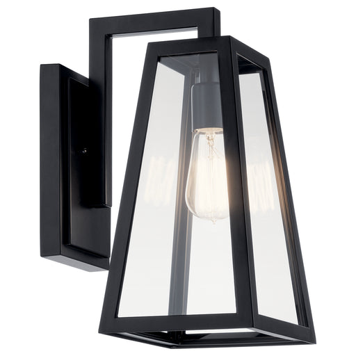 Myhouse Lighting Kichler - 49331BK - One Light Outdoor Wall Mount - Delison - Black