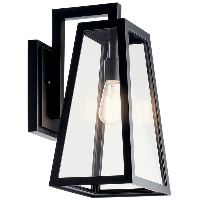 Myhouse Lighting Kichler - 49332BK - One Light Outdoor Wall Mount - Delison - Black