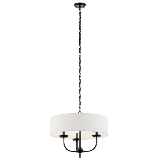 Myhouse Lighting Kichler - 52384BK - Three Light Chandelier - Kennewick - Black