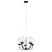 Myhouse Lighting Kichler - 52386BK - Five Light Chandelier - Kennewick - Black