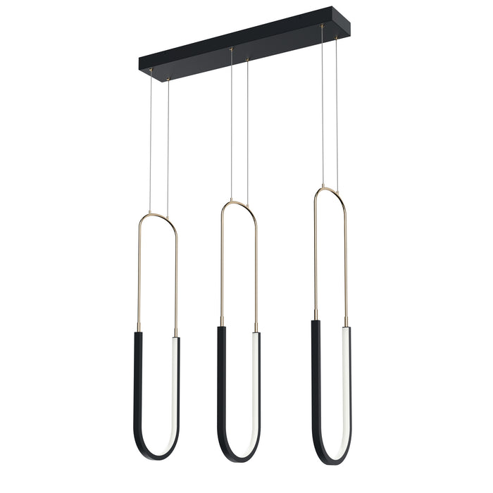 Myhouse Lighting Kichler - 84315MBK - LED Linear Chandelier - Wayan - Matte Black