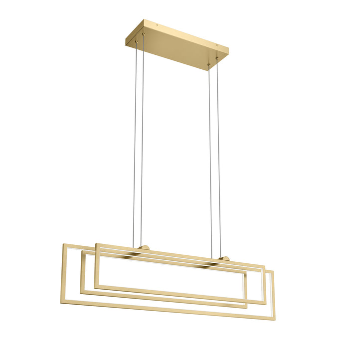 Myhouse Lighting Kichler - 84322CG - LED Linear Chandelier - Jestin - Champagne Gold