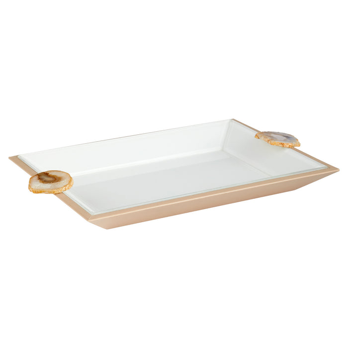 Myhouse Lighting Cyan - 11160 - Tray - White And Gold