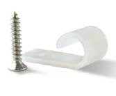 Myhouse Lighting Nora Lighting - NATL-404W - J-Clips for Cable Management, 10/pk - Wire Management - White