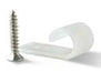 Myhouse Lighting Nora Lighting - NATL-404W - J-Clips for Cable Management, 10/pk - Wire Management - White