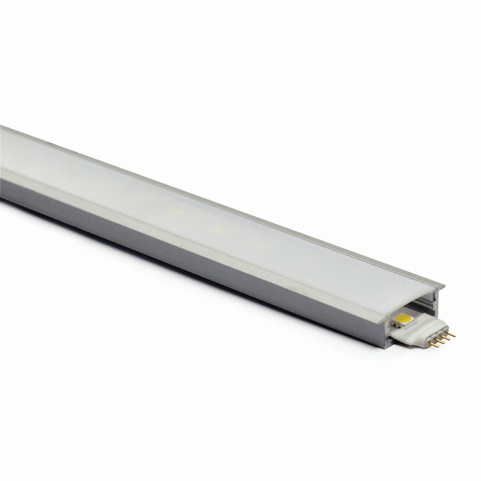 Myhouse Lighting Nora Lighting - NATL-C23A - 4-ft Shallow Channel - Tape Light Channel - Aluminum