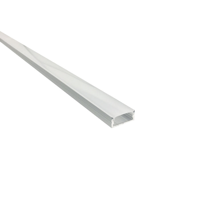 Myhouse Lighting Nora Lighting - NATL-C24A - 4-ft Shallow Channel - Tape Light Channel - Aluminum