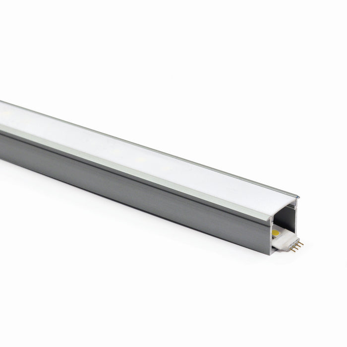 Myhouse Lighting Nora Lighting - NATL-C25A - 4-ft Deep Channel with Wings - Tape Light Channel - Aluminum