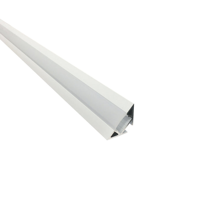 Myhouse Lighting Nora Lighting - NATL-C28W - 4-ft Corner Channel - Tape Light Channel - White