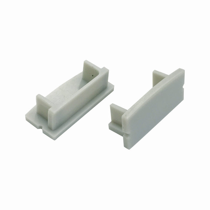 Myhouse Lighting Nora Lighting - NATL-CEC1 - Al Channel End Cap With Wing, - Tape Light Channel Accessory