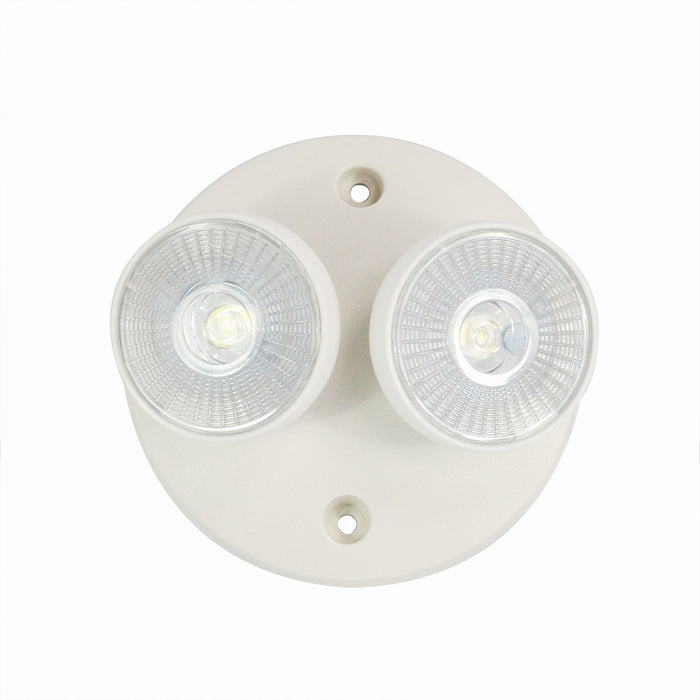 Myhouse Lighting Nora Lighting - NE-862LEDW - Double Head, Wide Lens, 1W X 2 - Emergency - White