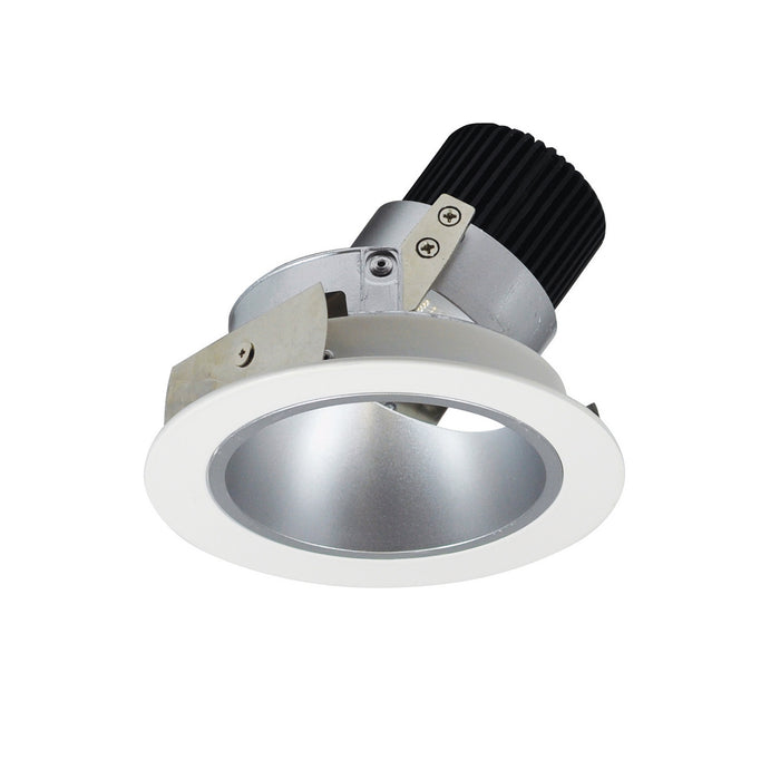 Myhouse Lighting Nora Lighting - NIO-4RD27XHZMPW/10 - Reflector Adjustable Trim - Rec Iolite - Haze Reflector / Matte Powder White Flange
