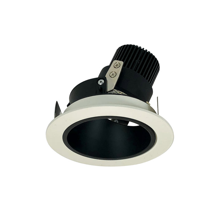 Myhouse Lighting Nora Lighting - NIO-4RDCDXBW - 4" Adj. Round Deep Regress - Rec Iolite - Black Reflector / White Flange