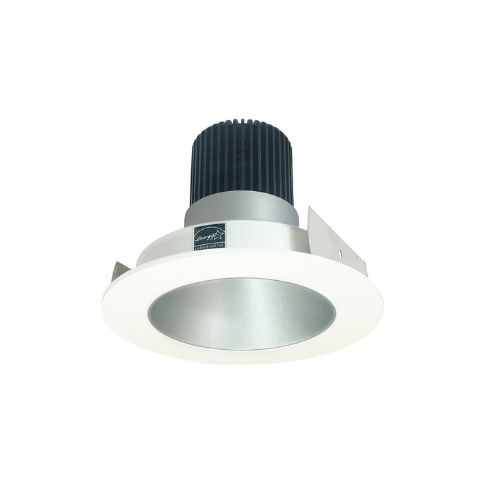 Myhouse Lighting Nora Lighting - NIO-4RNDC50XHZMPW/10 - Reflector Non-Adjustable Trim - Rec Iolite - Haze Reflector / Matte Powder White Flange