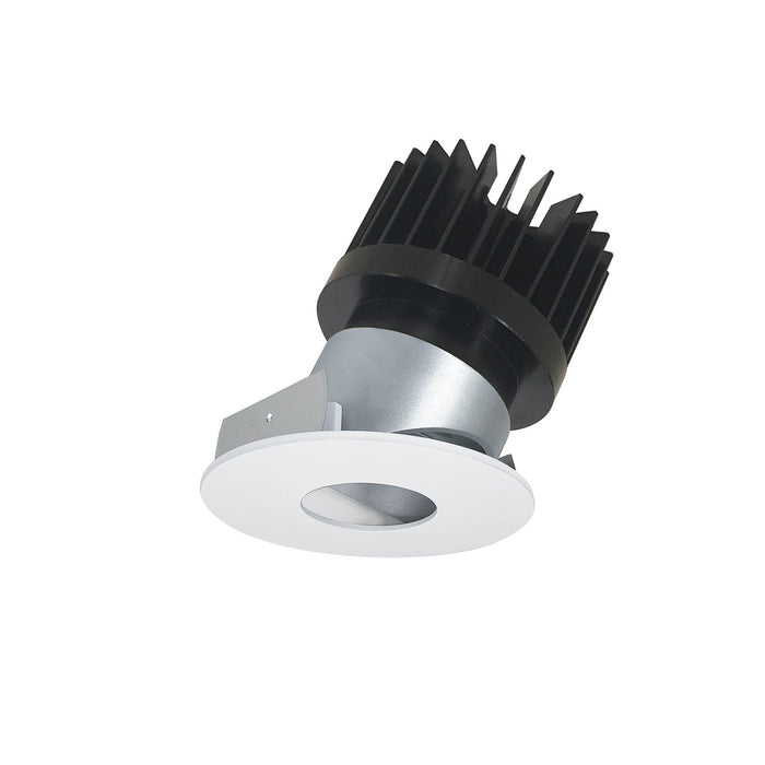 Myhouse Lighting Nora Lighting - NIO-4RPHA35XHZMPW/HL - Pinhole Adjustable Trim - Rec Iolite - Haze Pinhole / Matte Powder White Flange