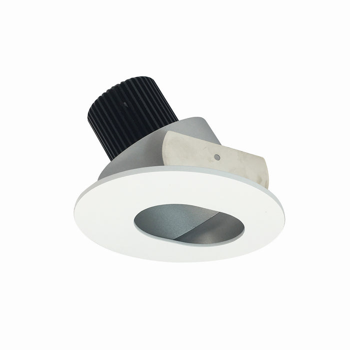 Myhouse Lighting Nora Lighting - NIO-4RSL27XHZMPW/10 - 4" Round Slot - Rec Iolite - Haze Slot Aperture / Matte Powder White Flange